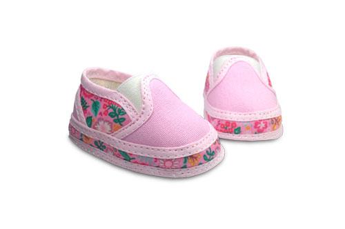 Pancha de Bebé Lona Rosa con Motivos 