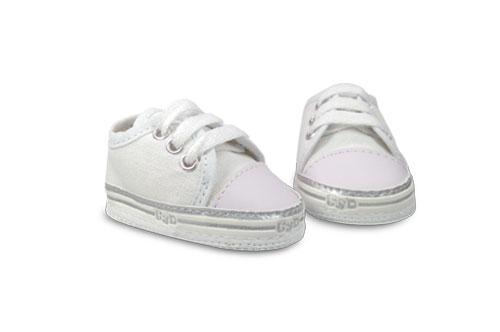 Zapatilla de Bebé Lona Color Blanco