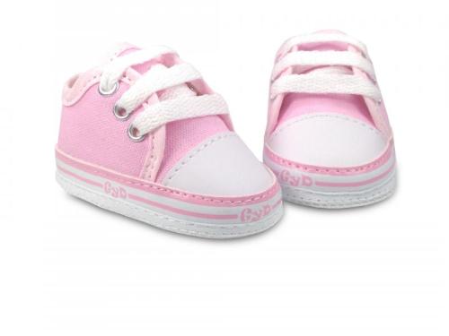 Zapatilla de Bebé Lona Color Rosa